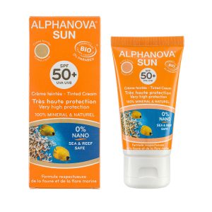 Alphanova sun SPF50+ creme tint zomer 2