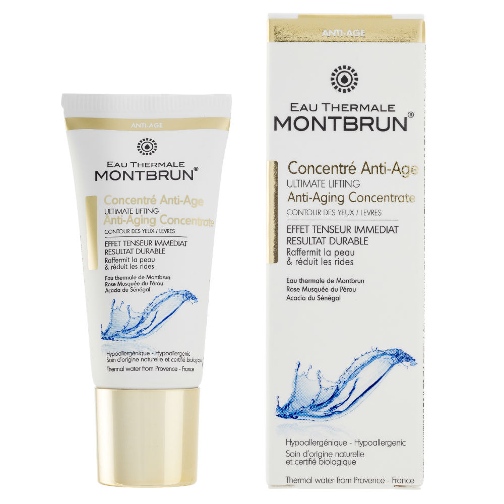 Distributeur Montbrun anti-aging oogcreme