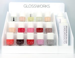 Distributeur Glossworks natuurlijke nagellak display